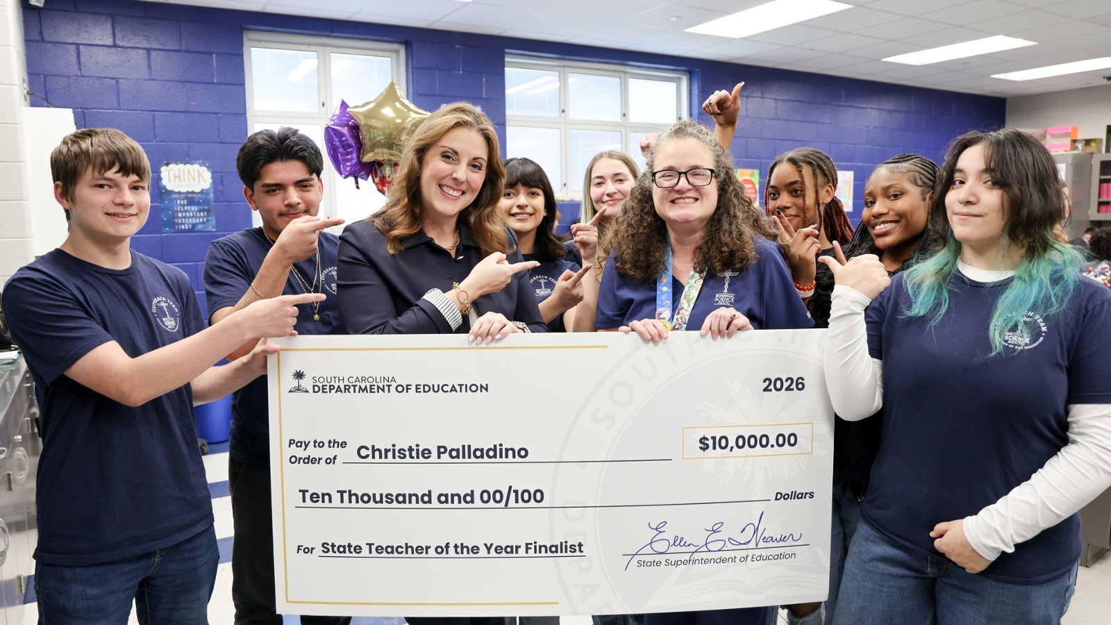 Aiken County Career and Technology Center's Christie Palladino Named State Teacher of the Year Finalist