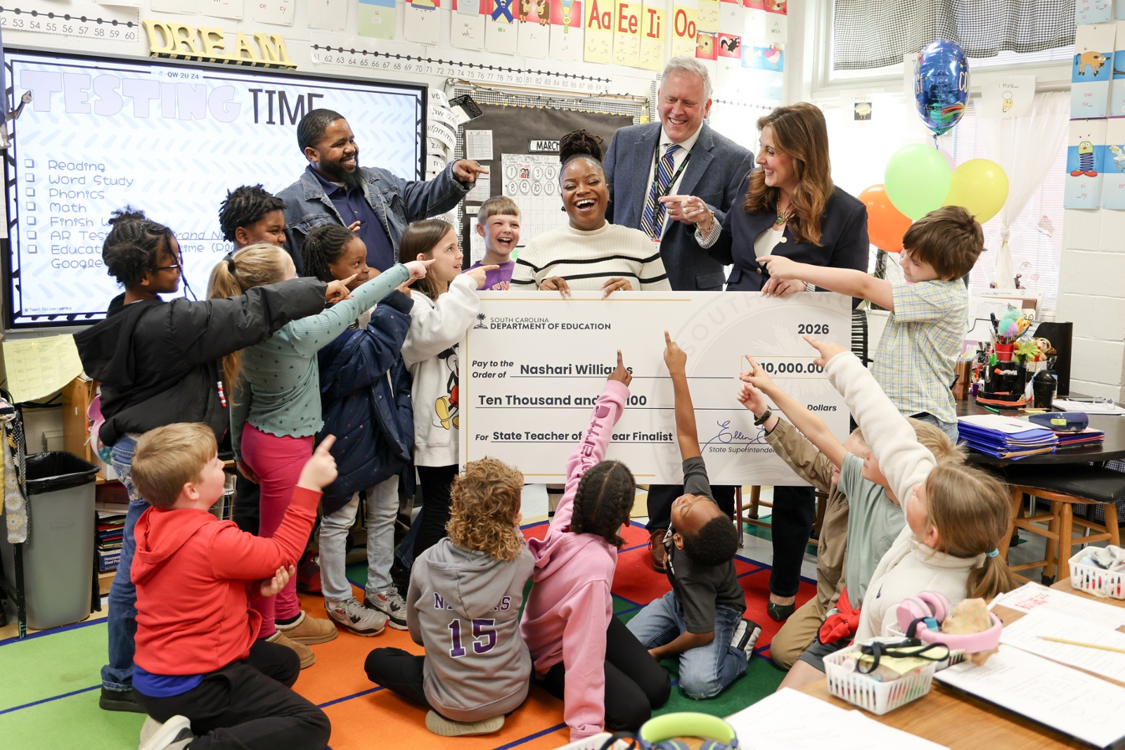 Hodges Elementary School's Nashari Williams Named State Teacher of the Year Finalist