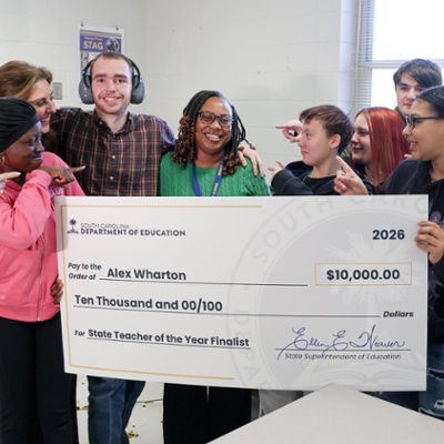 Berkeley High School's Alex Wharton Named  State Teacher of the Year Finalist